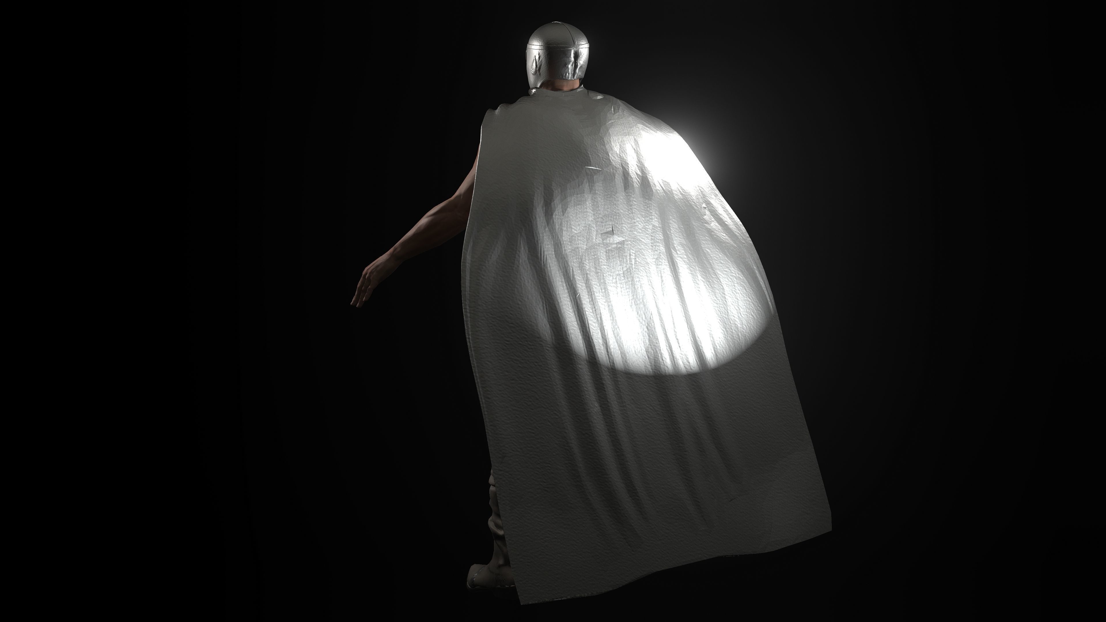 El Santo Low-poly 3D model_3