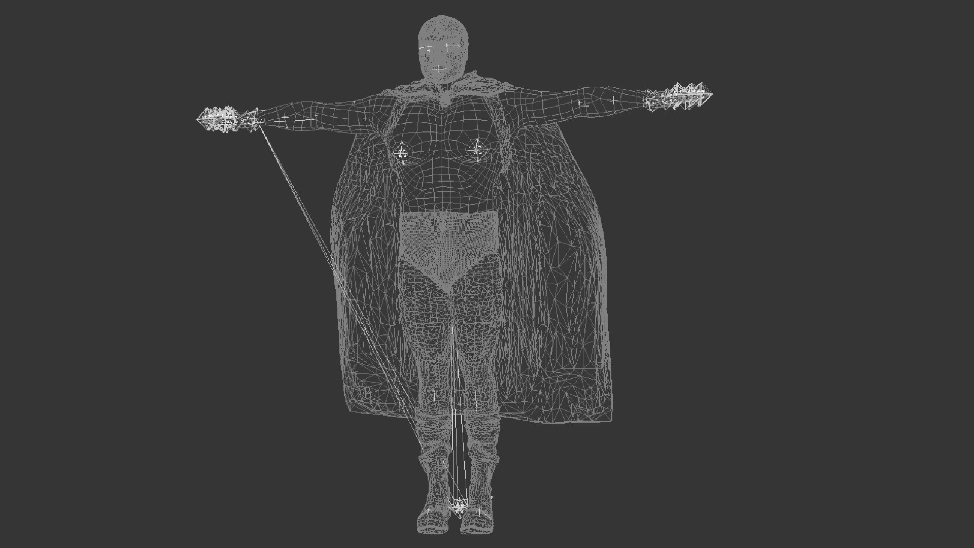 El Santo Low-poly 3D model_6