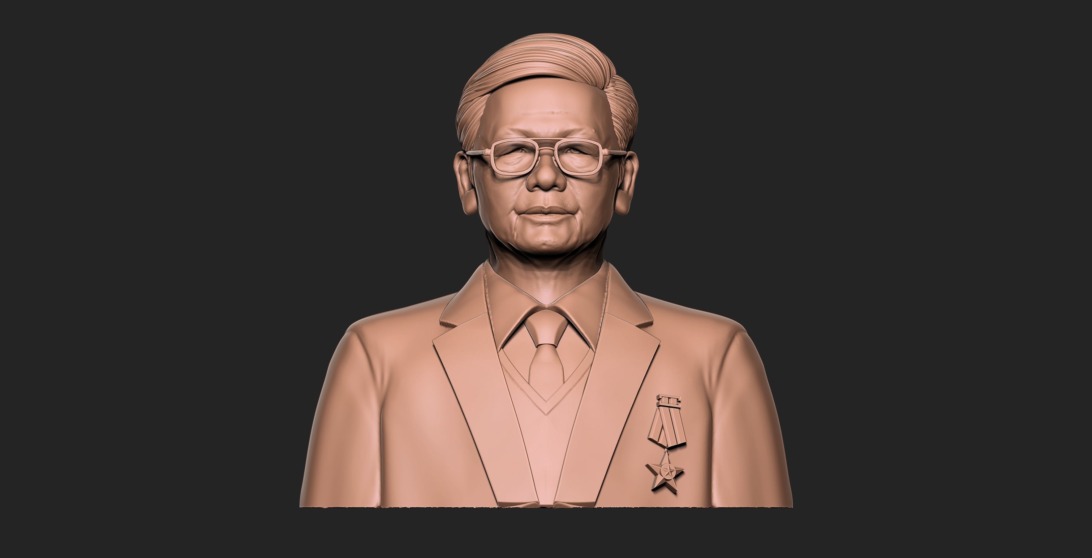 Nguyen Phu Trong  3D print model_3