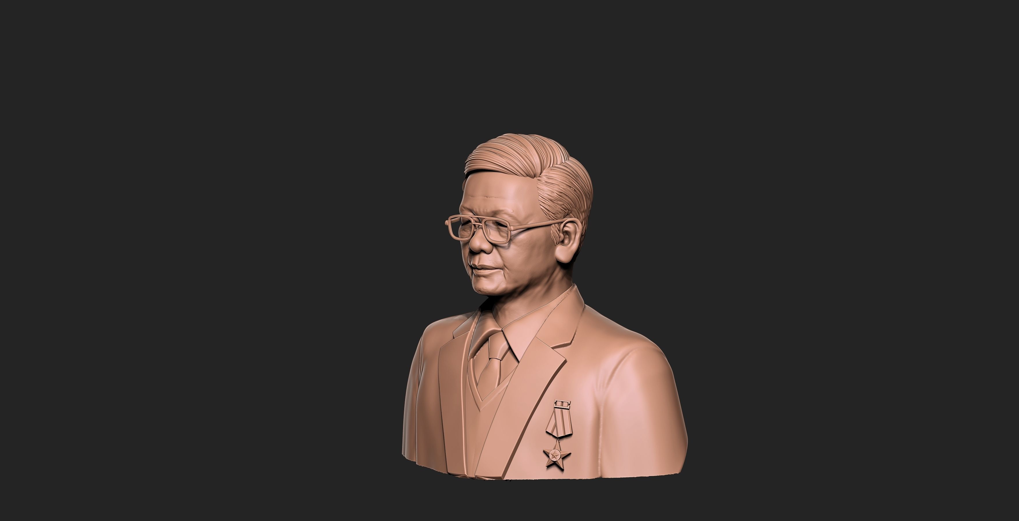 Nguyen Phu Trong  3D print model_1