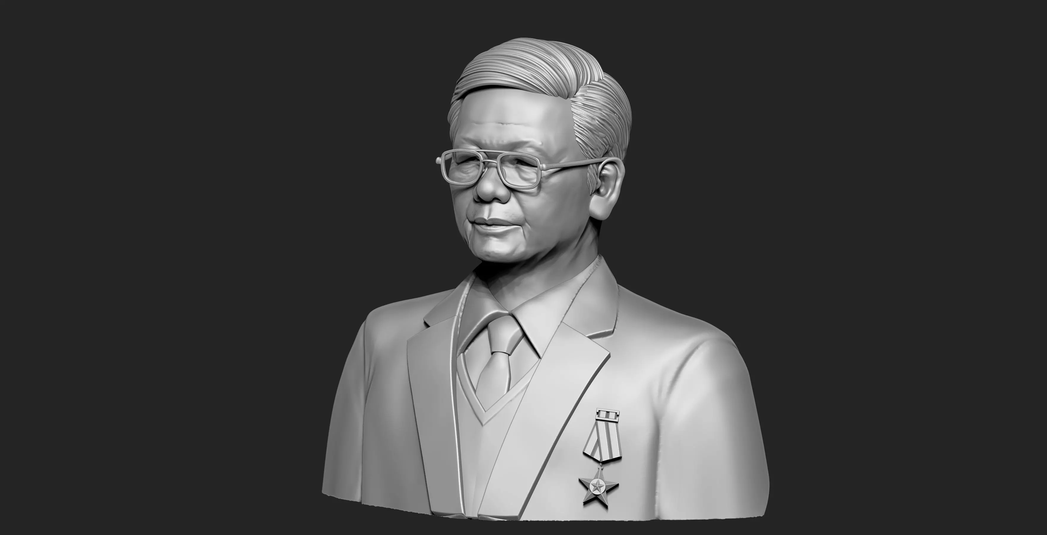 Nguyen Phu Trong  3D print model_0