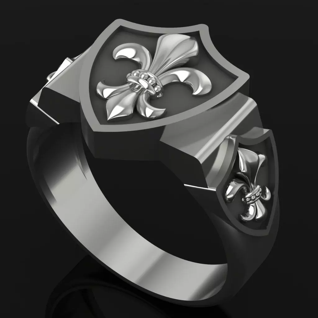 Men ring 3D print model_0
