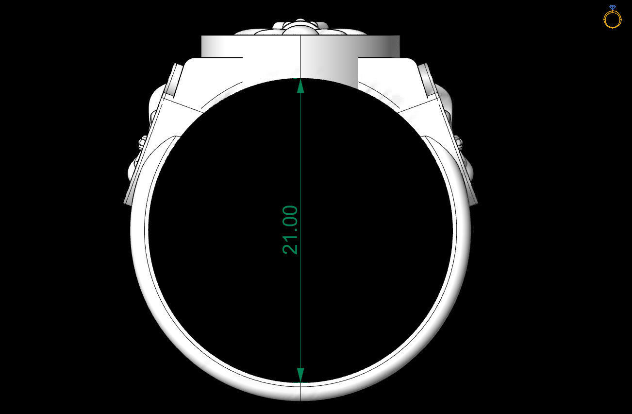 Men ring 3D print model_3