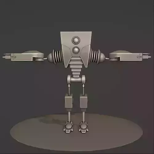 Stylized Robot Character 3D model