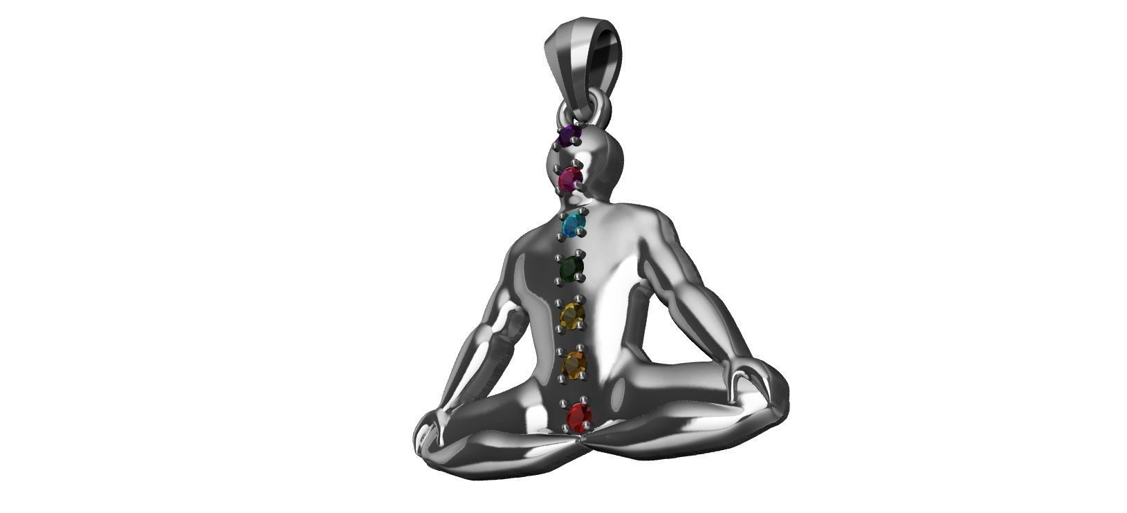 Chakra Meditation 3D print model_18