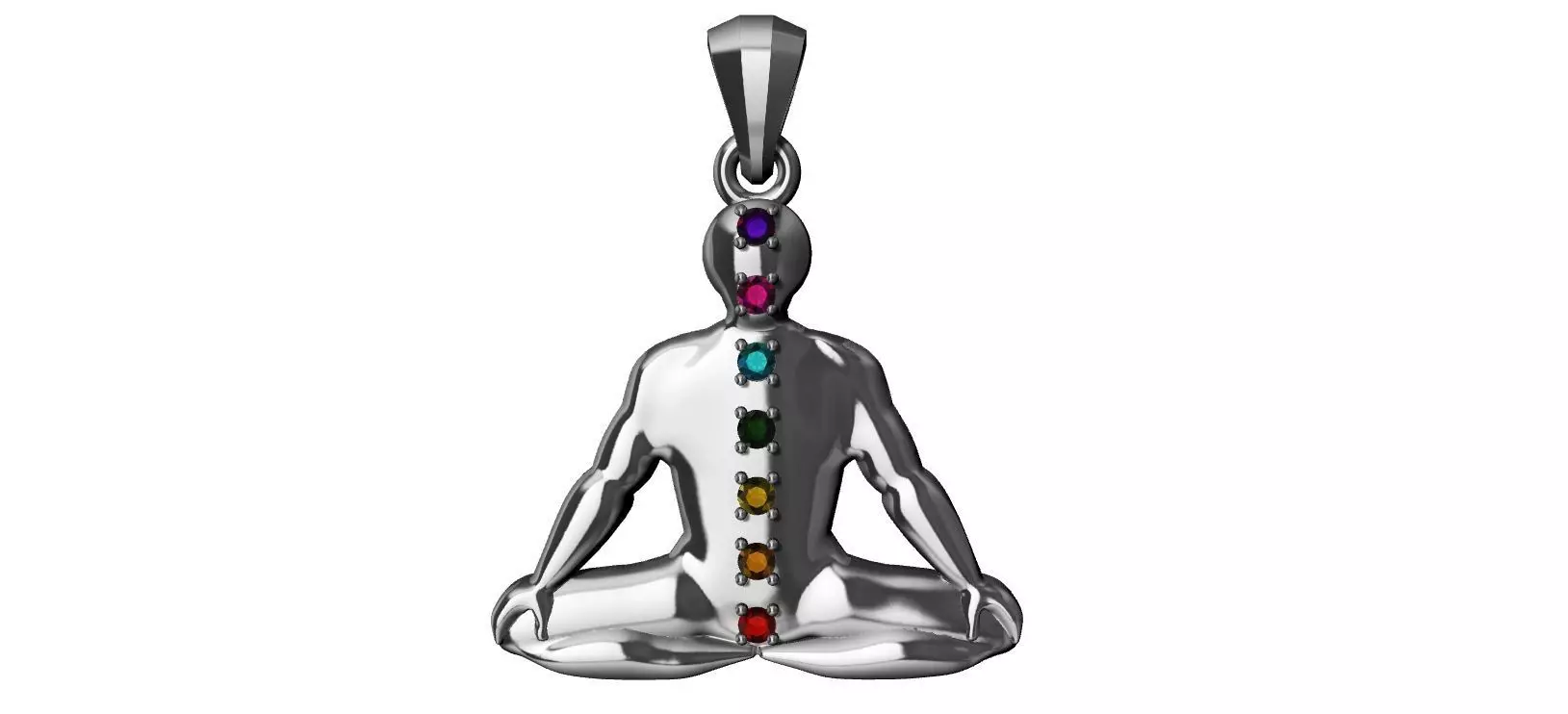 Chakra Meditation 3D print model_0