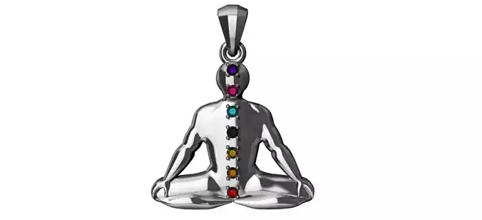 Chakra Meditation 3D print model
