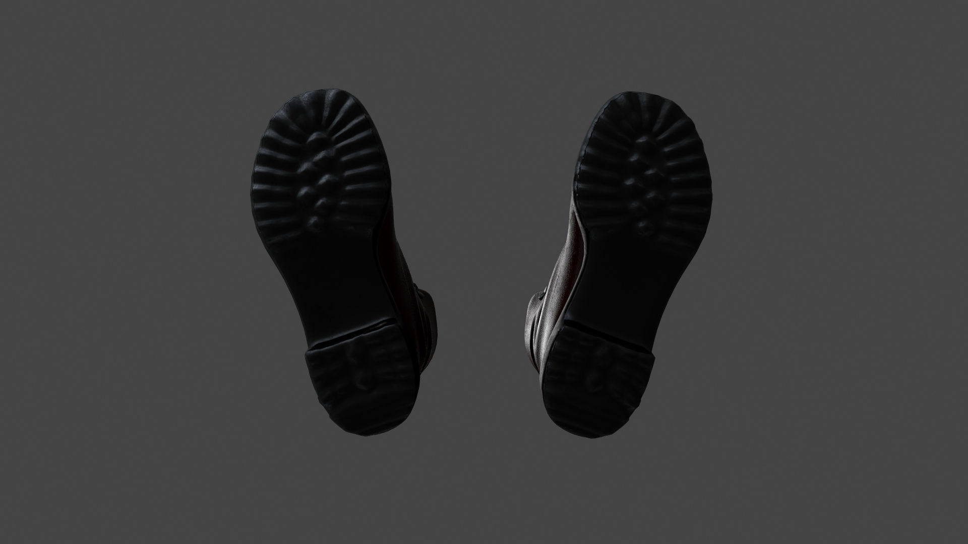 SHOE-006 Red Boots Low-poly 3D model_4