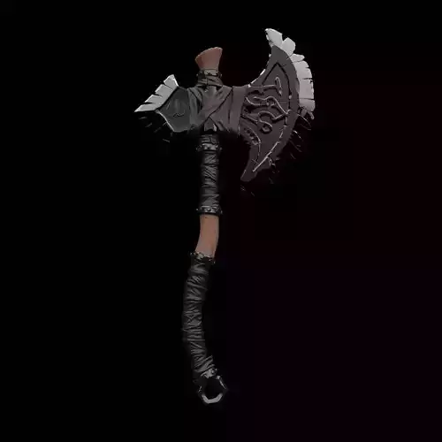 Medieval Axe 3D model