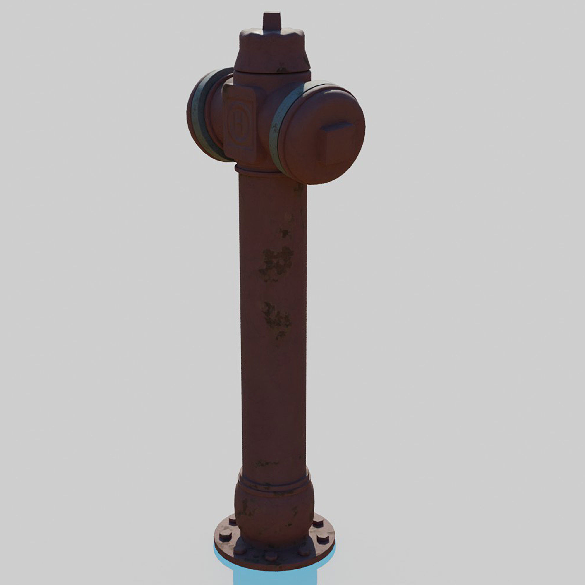 Fire Hydrant 3D model_6