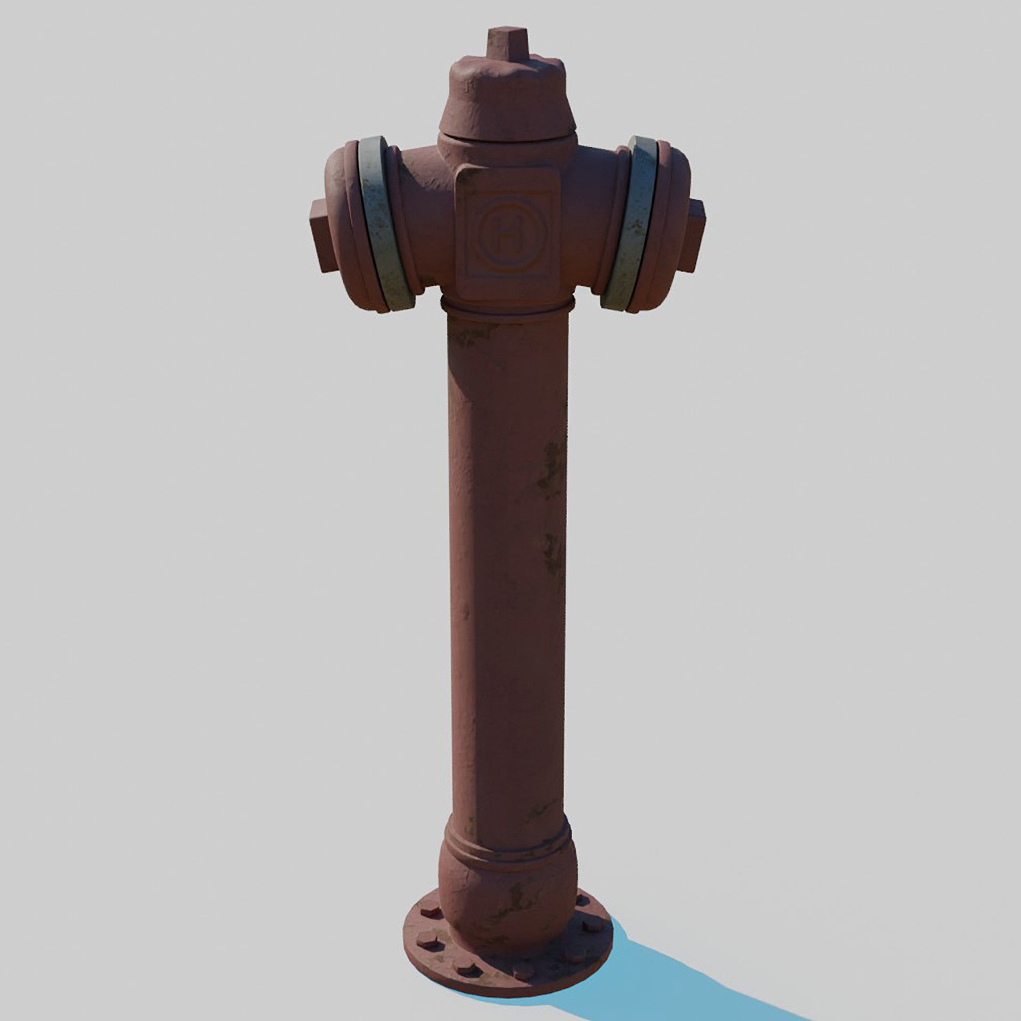 Fire Hydrant 3D model_5