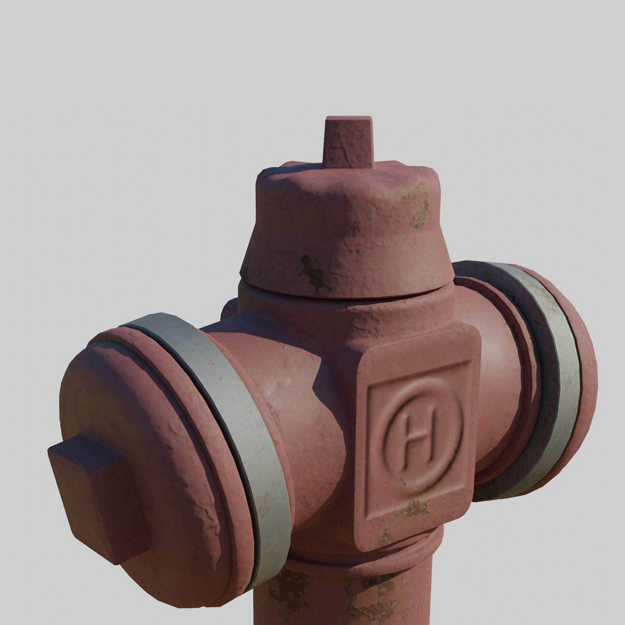 Fire Hydrant 3D model_9