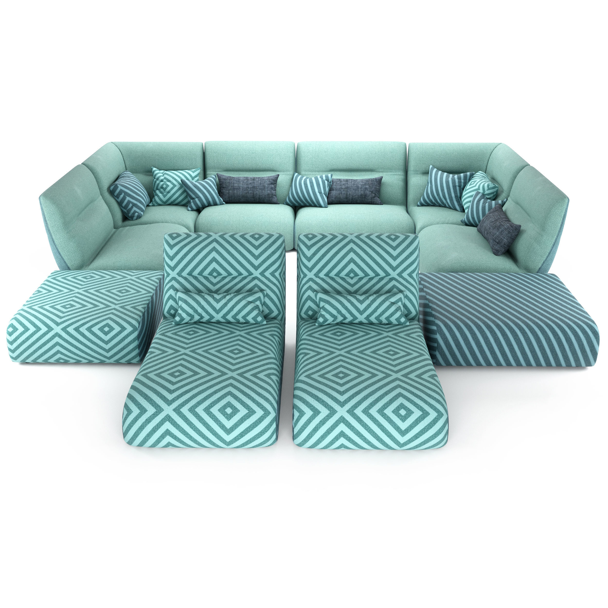 ROCHE BOBOIS CALME OUTDOOR TEMPS 3D model_5