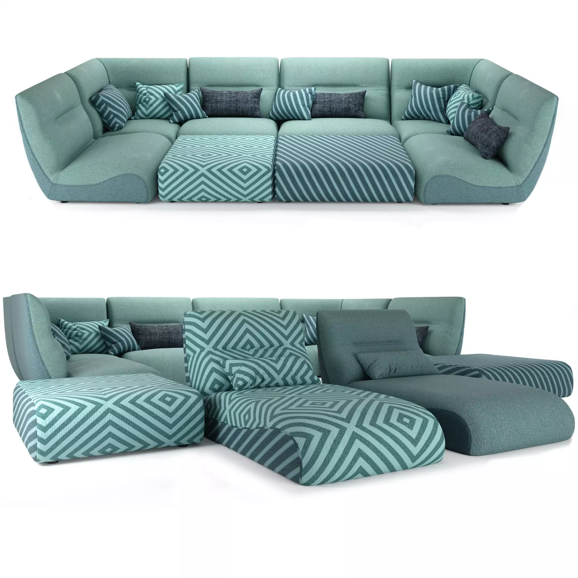 ROCHE BOBOIS CALME OUTDOOR TEMPS 3D model_0