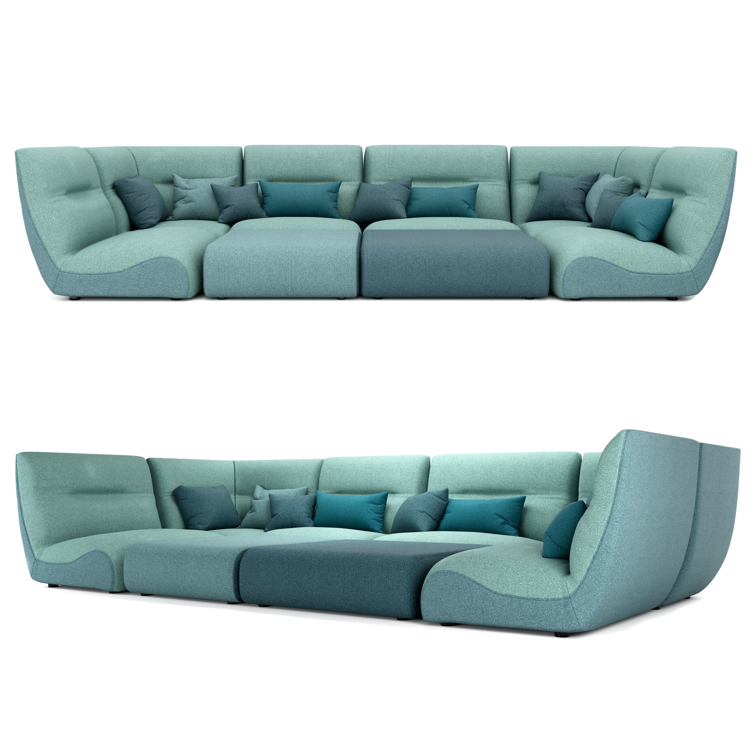 ROCHE BOBOIS CALME OUTDOOR TEMPS 3D model_2
