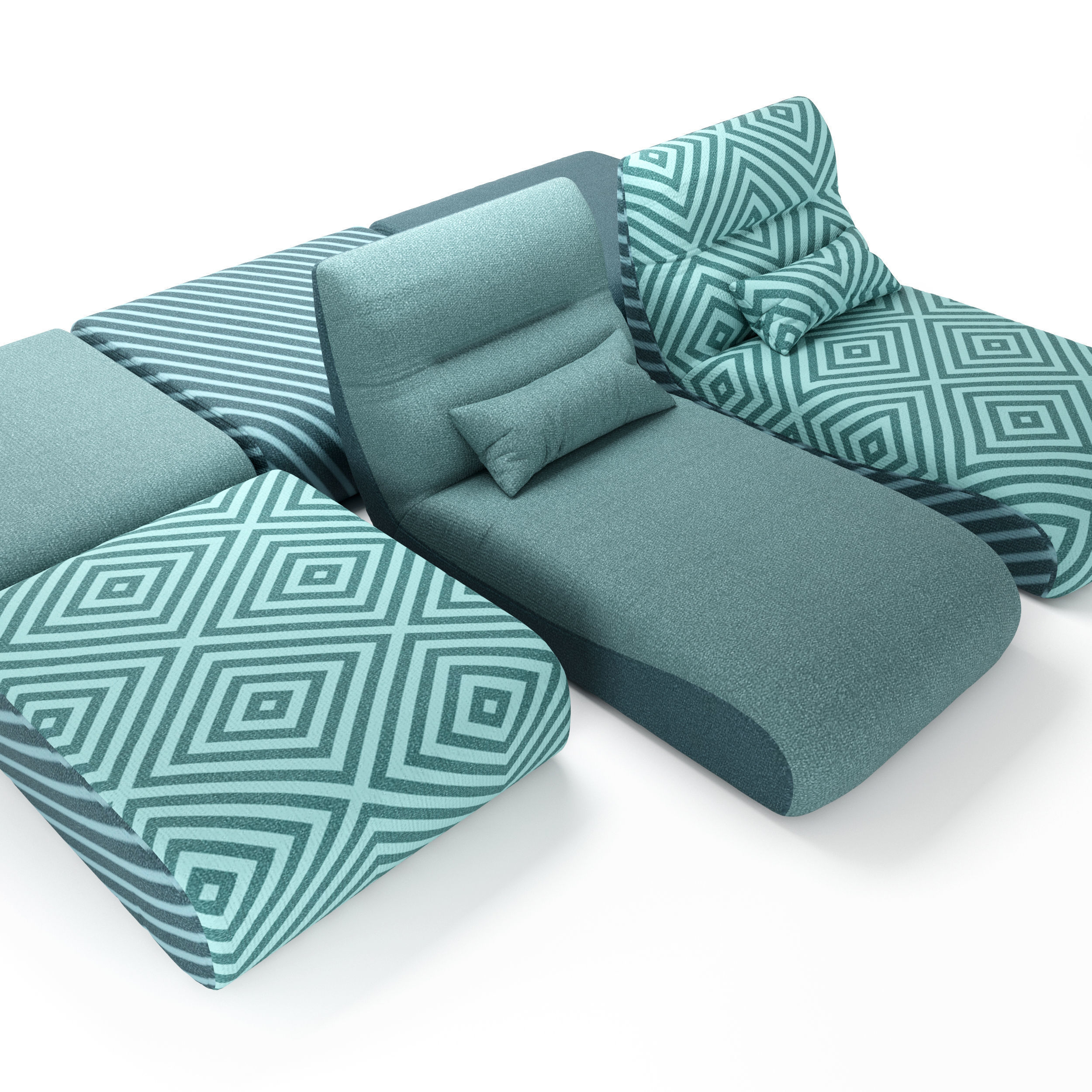 ROCHE BOBOIS CALME OUTDOOR TEMPS 3D model_4