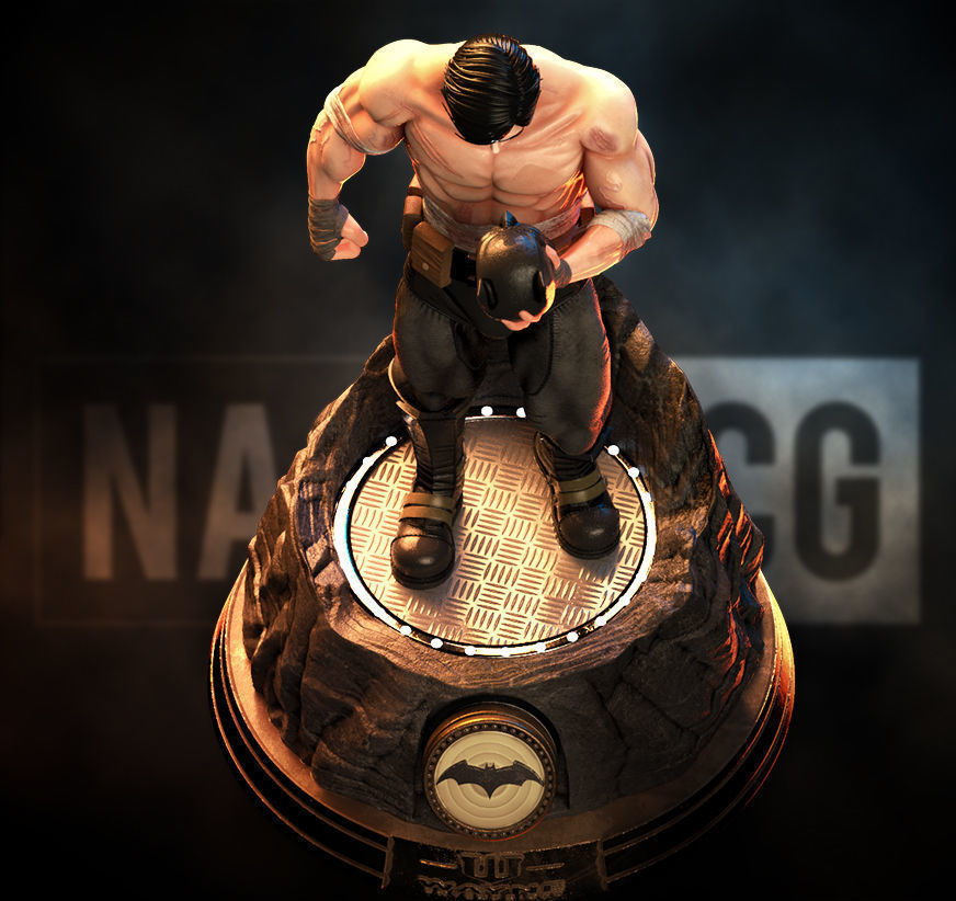 Fan Art Bruce Wayne - Statue 3D print model_6