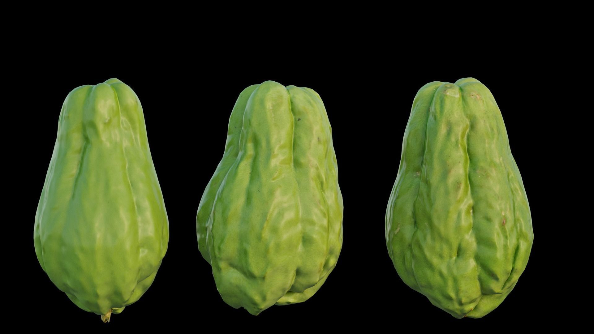 Chayote 04 3D model_7