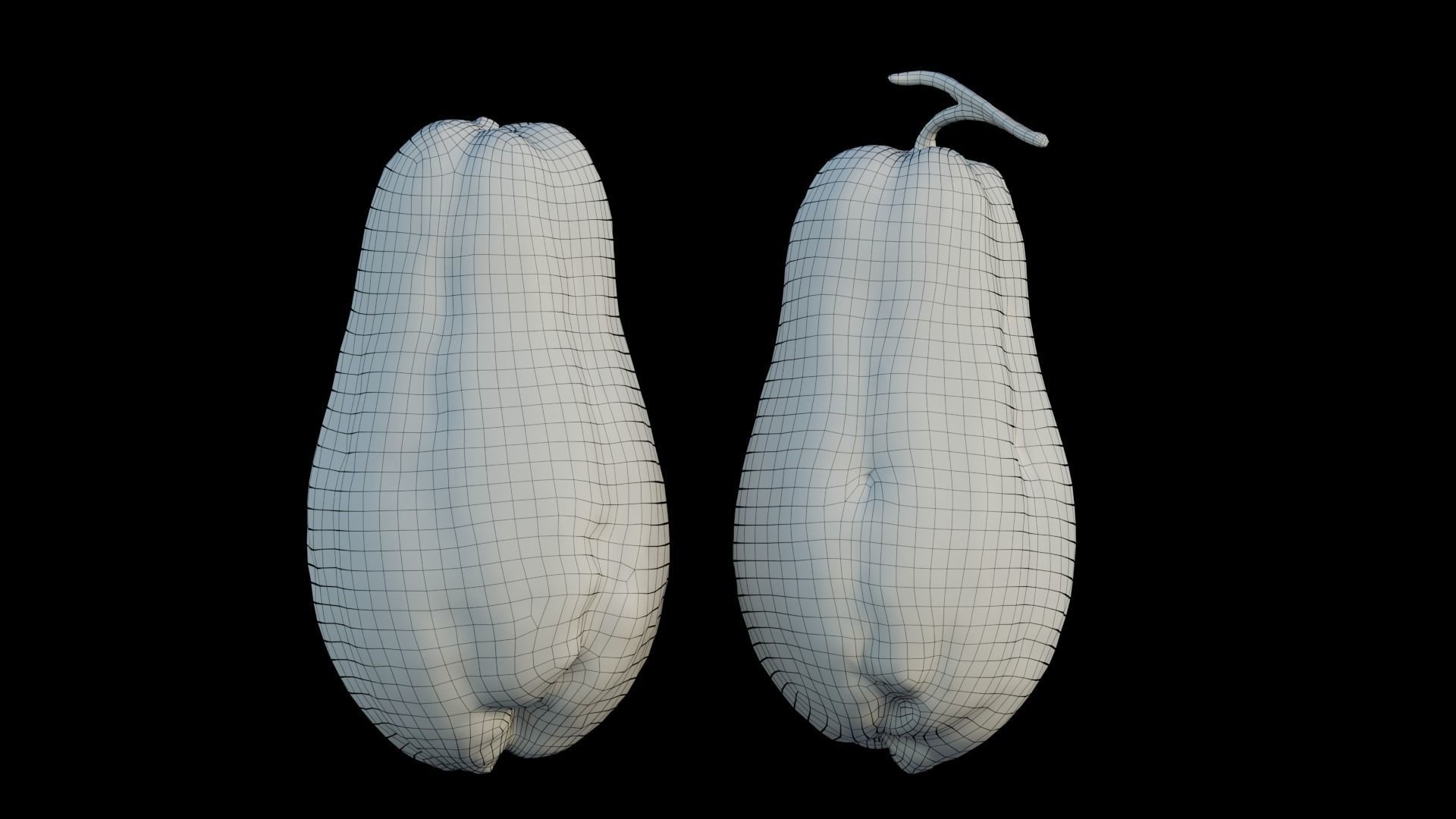 Chayote 05 3D model_3