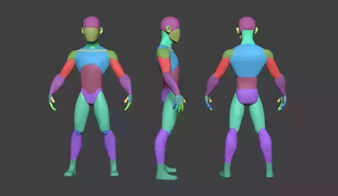 Stylized Male Basemesh
