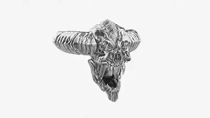Skull ring Lost Soul