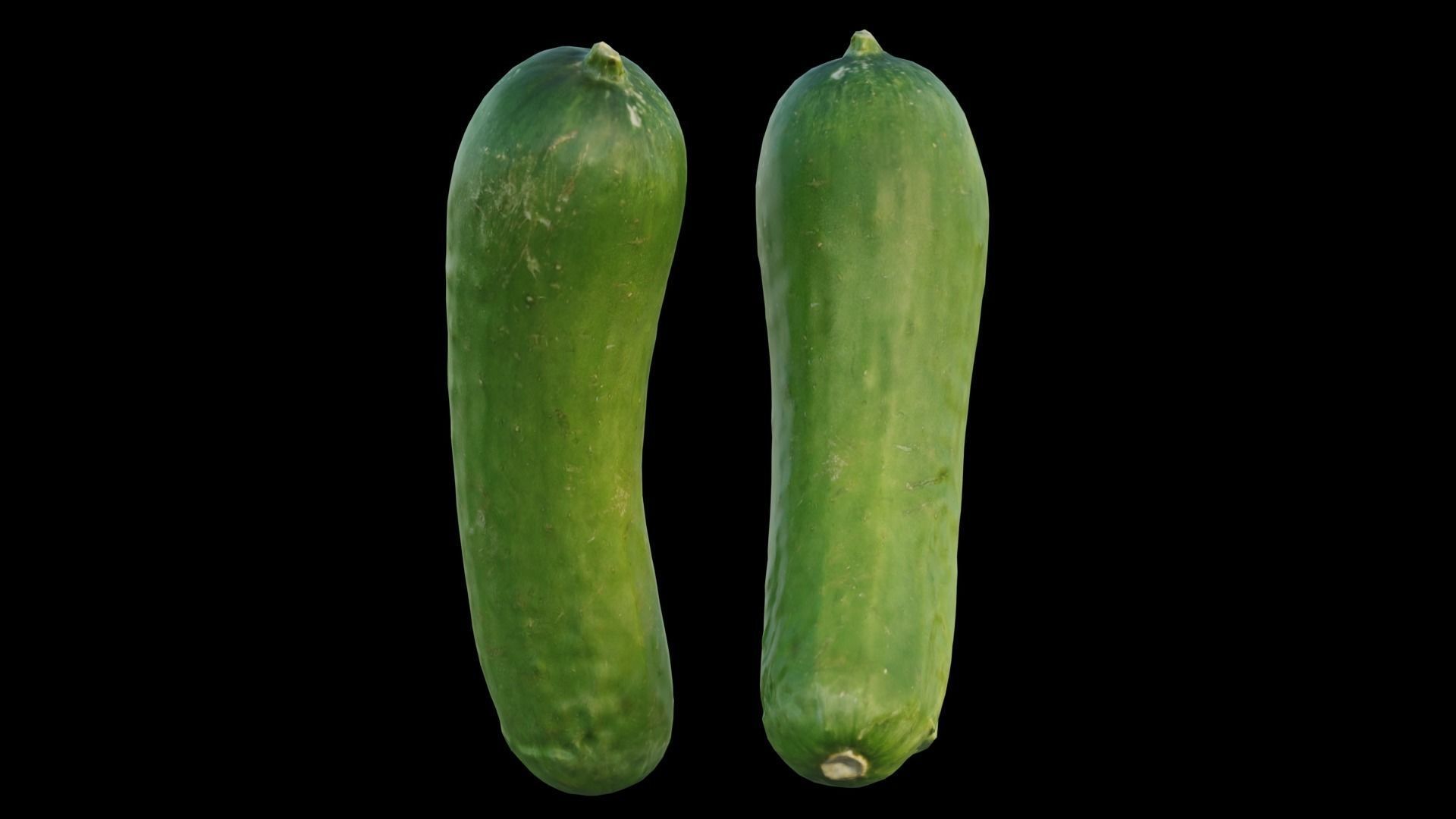 baby cucumber 03 3D model_6