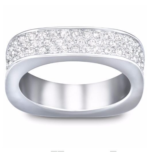 ring square swarovski with stones 3D print model_8