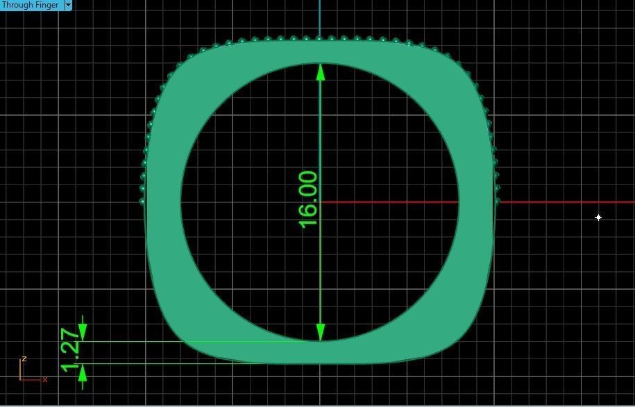 ring square swarovski with stones 3D print model_31