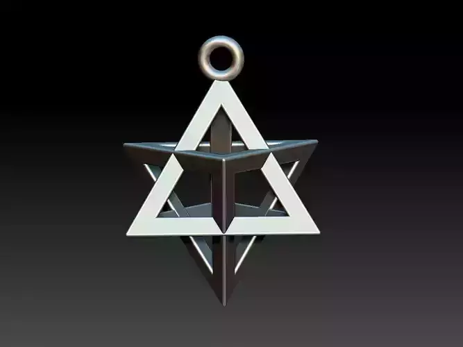 Merkabah star of david pendant