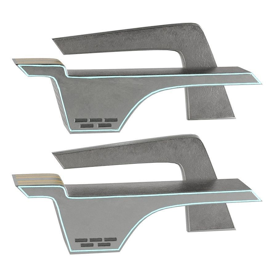 20 Scifi Urban Kitbash Vol 1 Low-poly 3D model_5