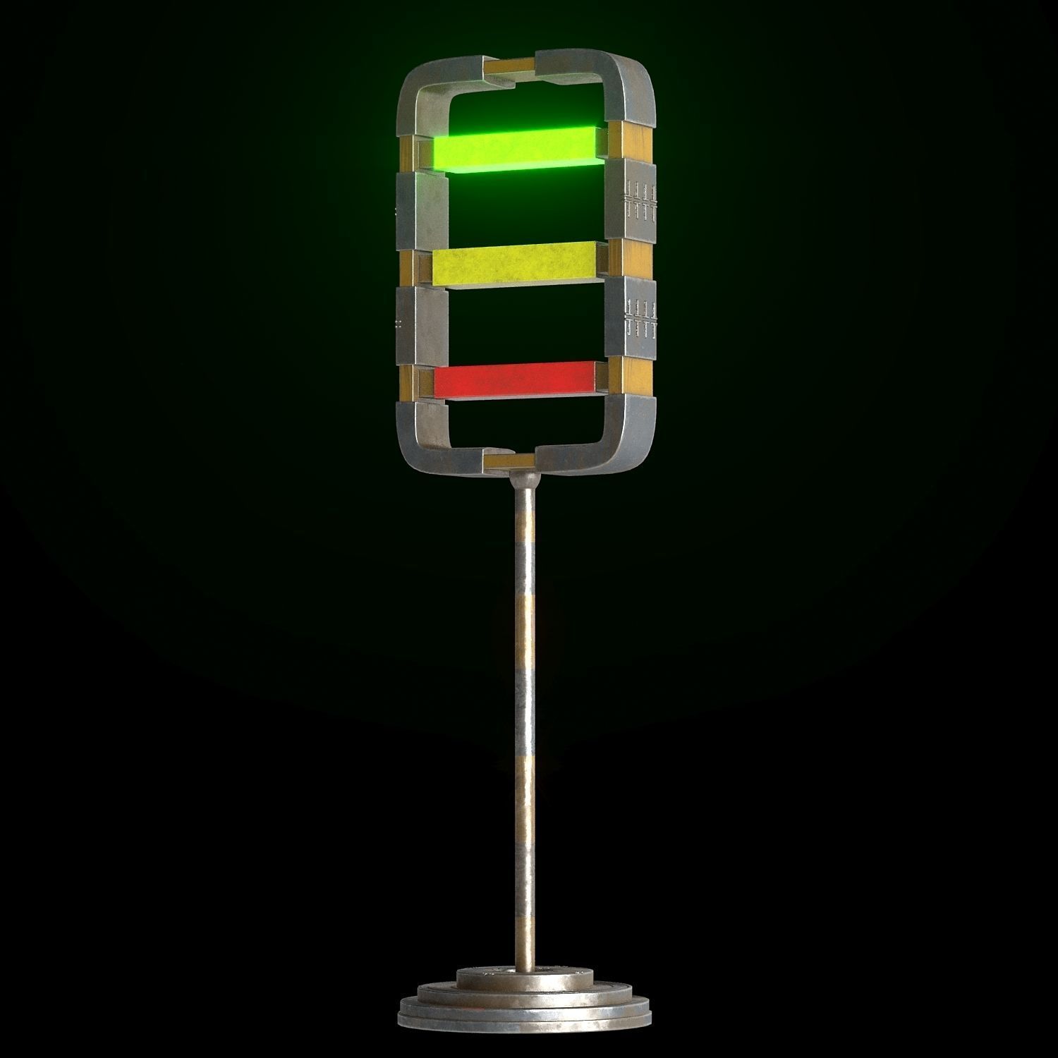 20 Scifi Urban Kitbash Vol 1 Low-poly 3D model_9