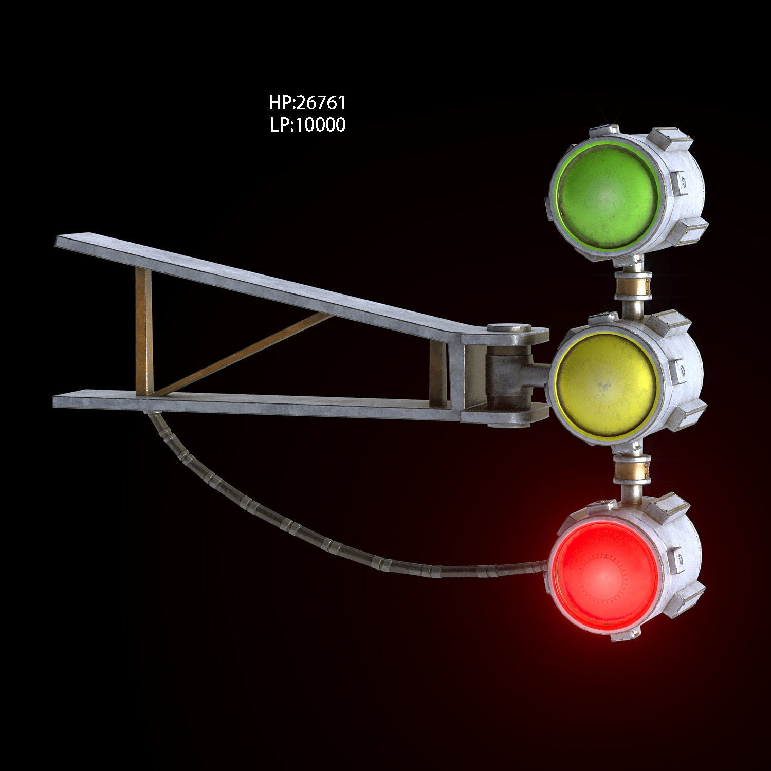 20 Scifi Urban Kitbash Vol 1 Low-poly 3D model_8