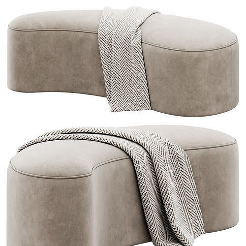 Goa Poufs by ETRO Home Interiors 3D model 3