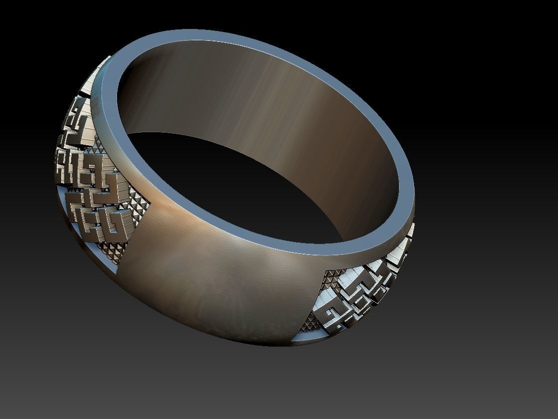 Endless Knot Ring 3D print model_18
