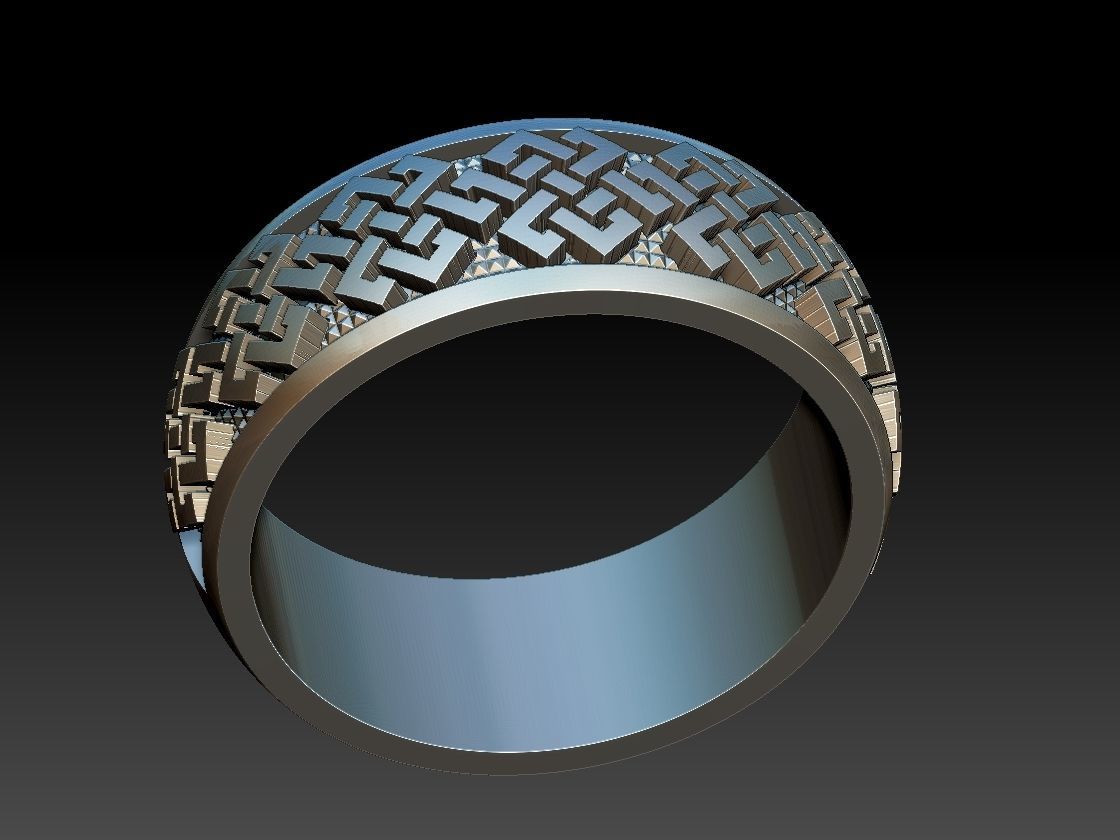 Endless Knot Ring 3D print model_10