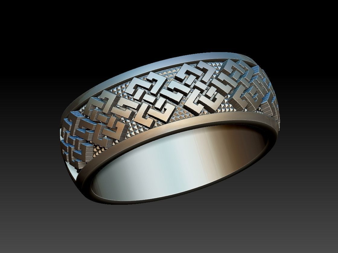 Endless Knot Ring 3D print model_9