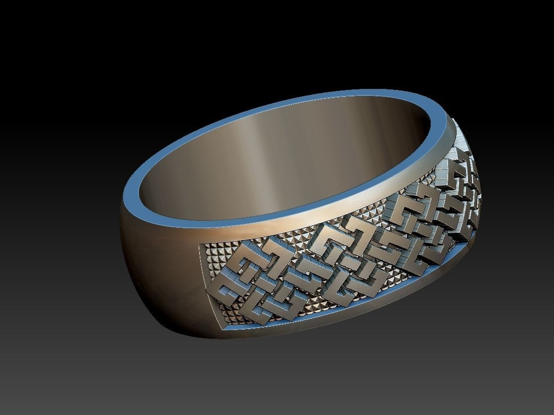 Endless Knot Ring 3D print model_8