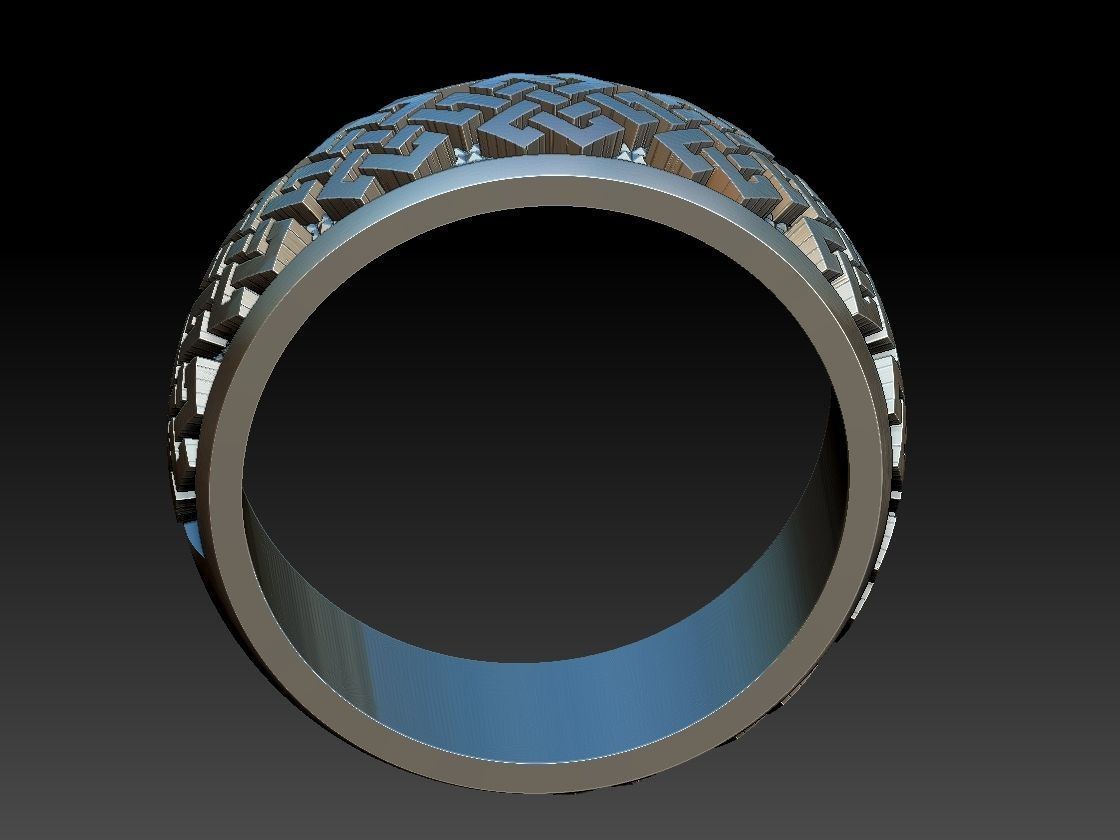 Endless Knot Ring 3D print model_11