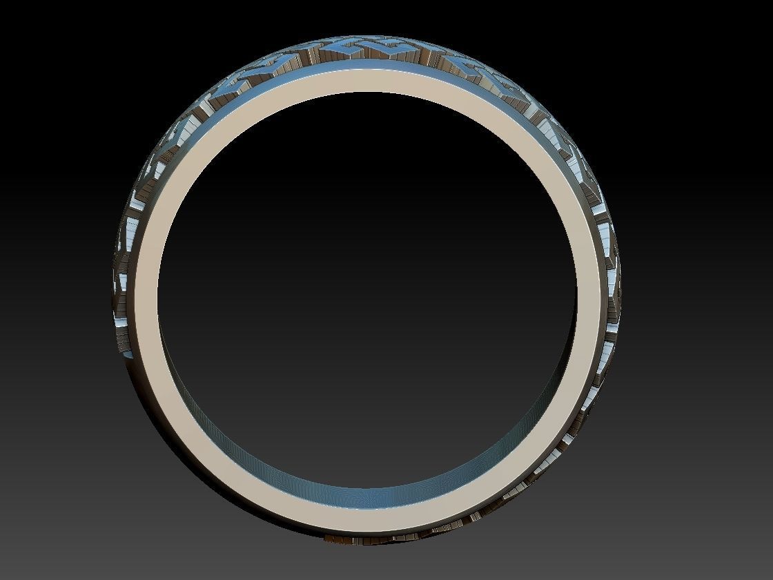 Endless Knot Ring 3D print model_12