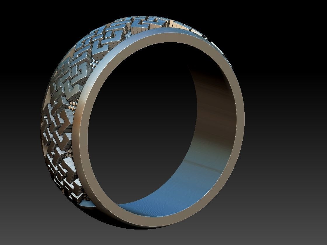 Endless Knot Ring 3D print model_16