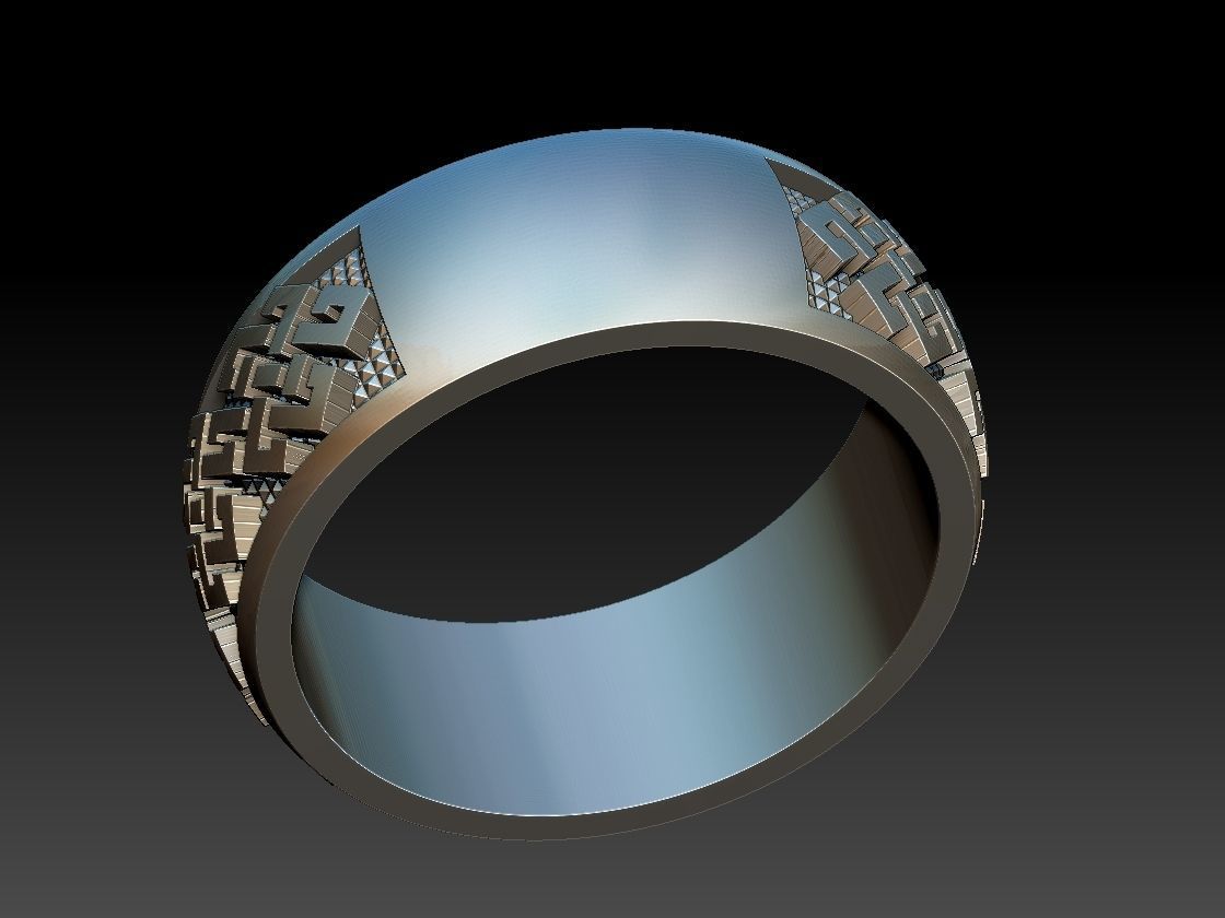 Endless Knot Ring 3D print model_21