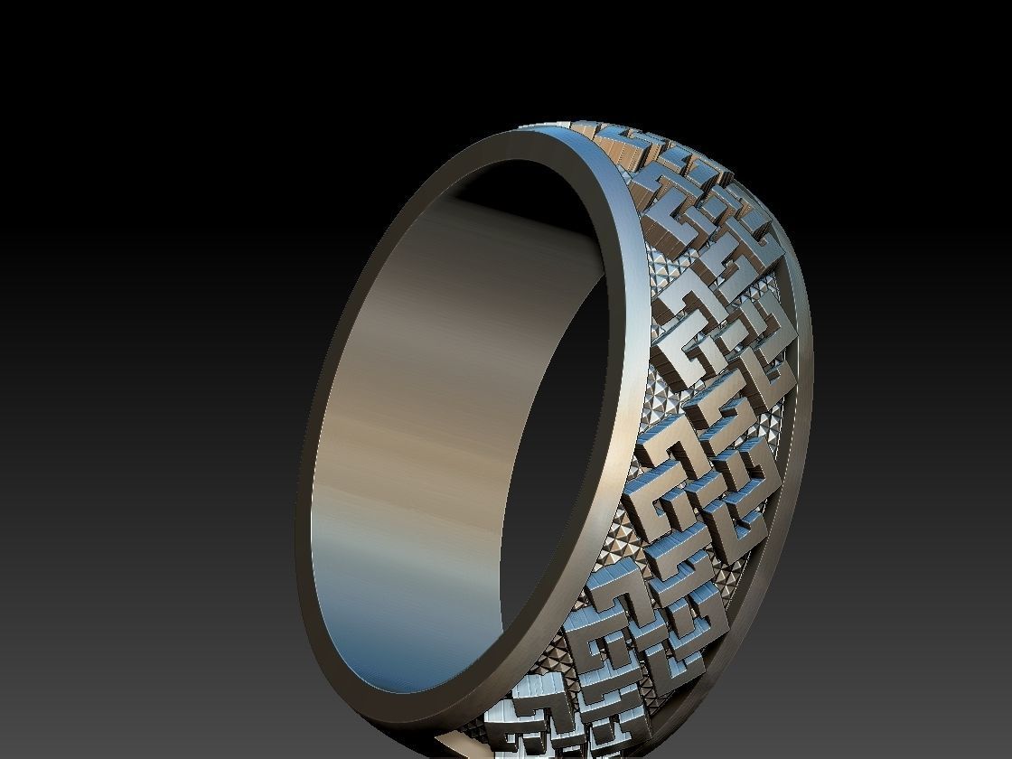 Endless Knot Ring 3D print model_14