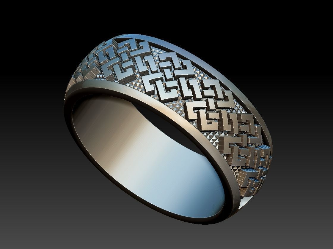 Endless Knot Ring 3D print model_2
