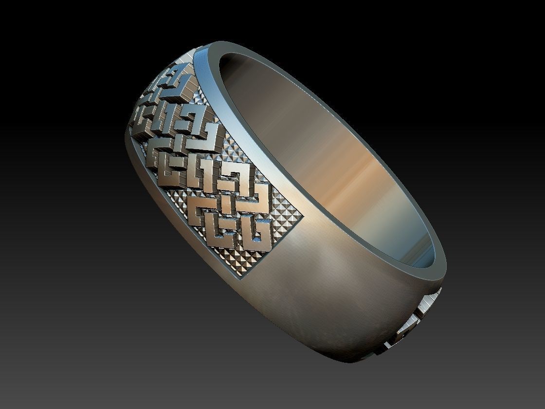 Endless Knot Ring 3D print model_4
