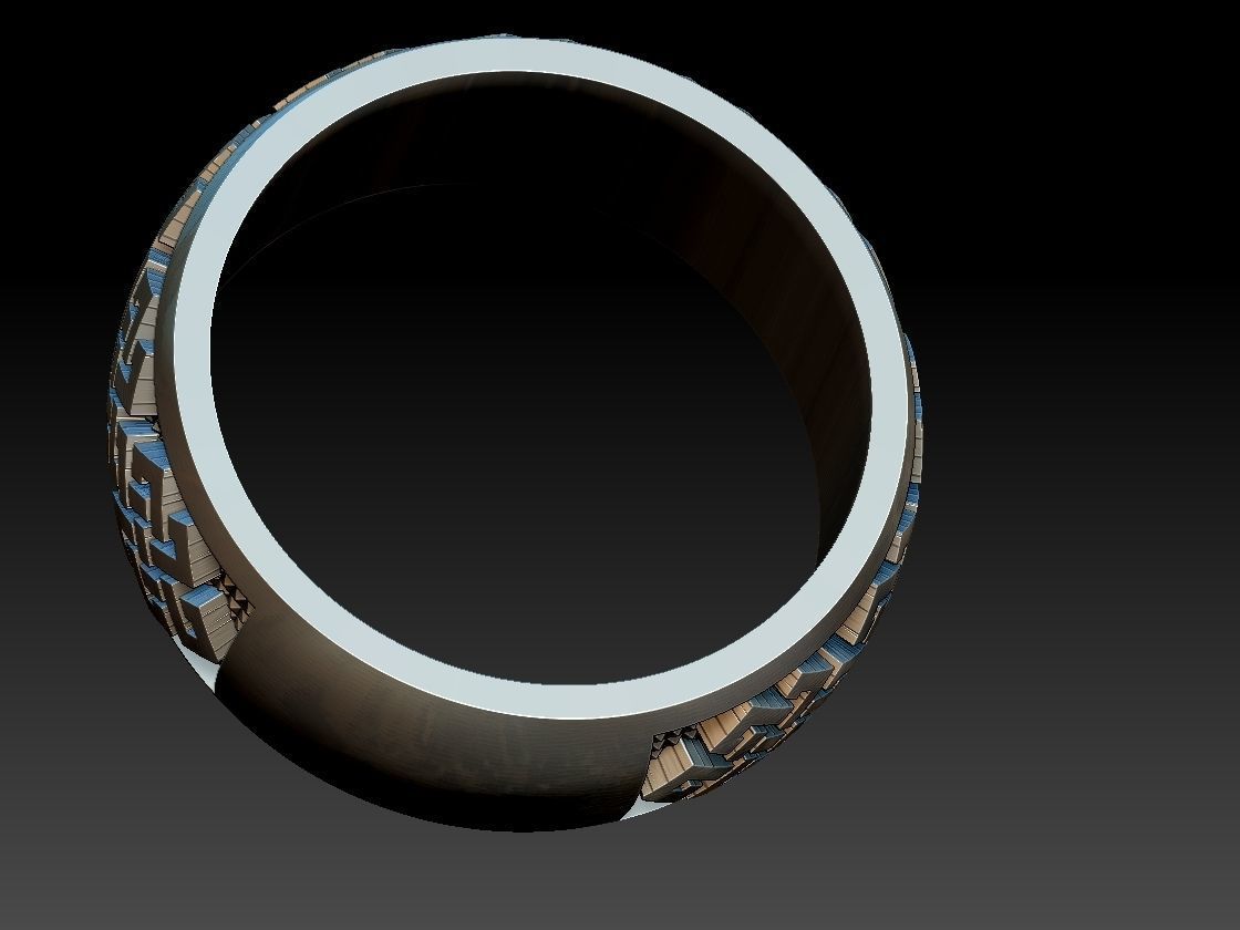 Endless Knot Ring 3D print model_17