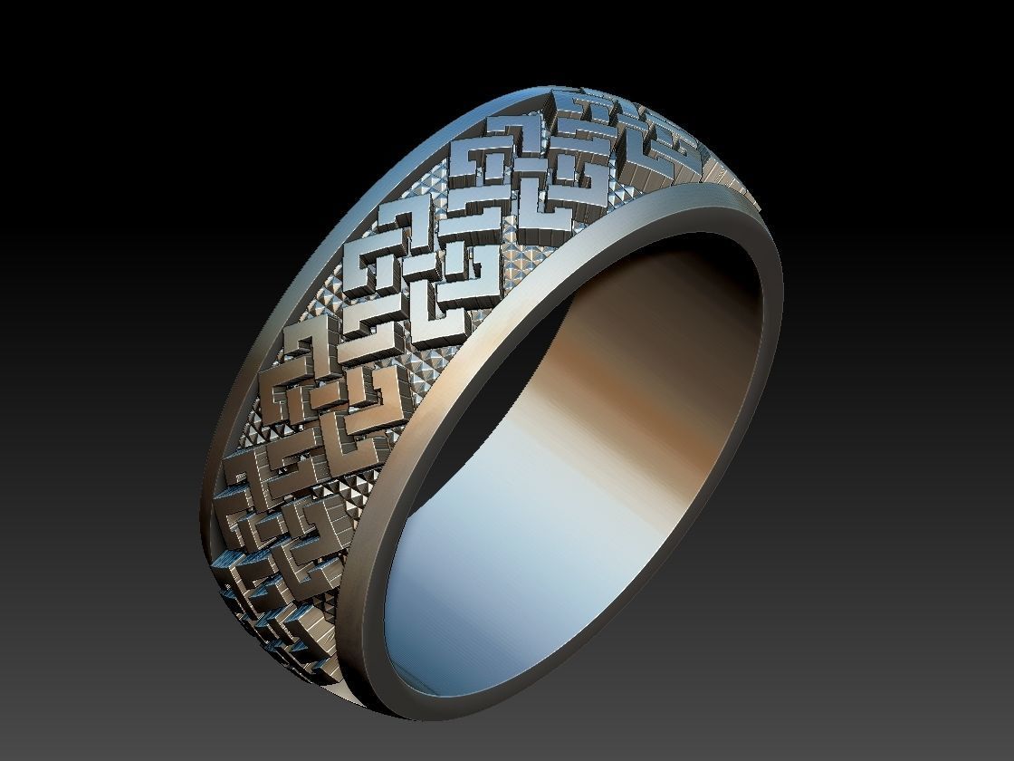 Endless Knot Ring 3D print model_15