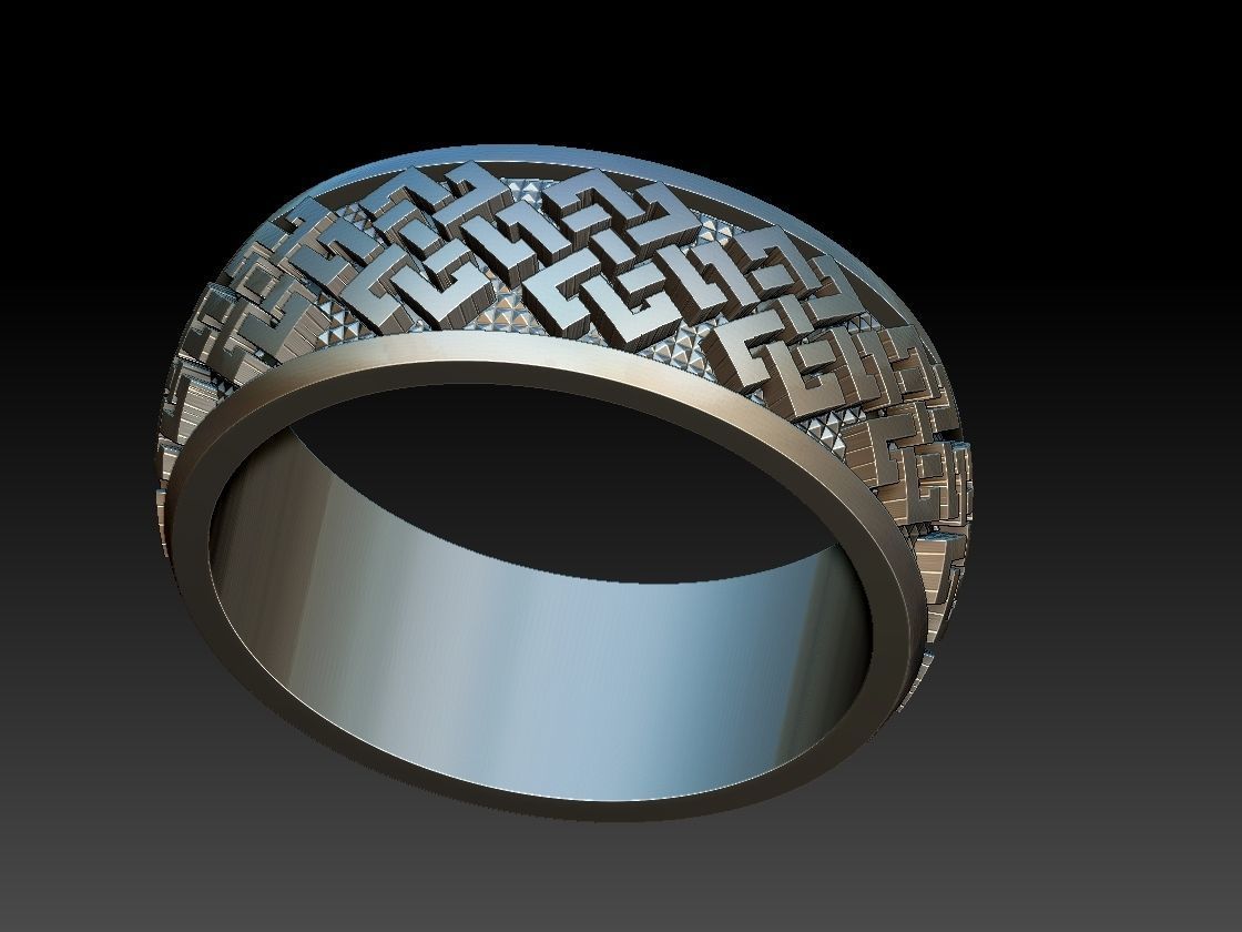 Endless Knot Ring 3D print model_1