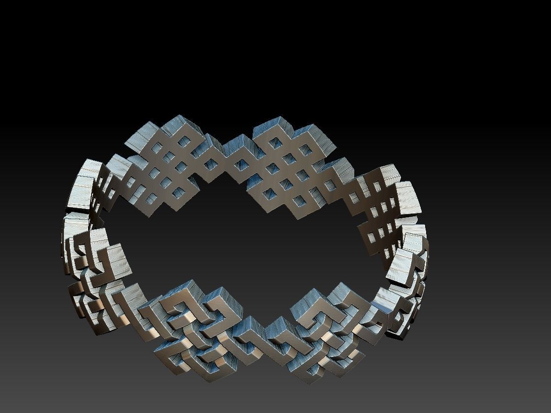 Endless Knot 02 3D print model_10