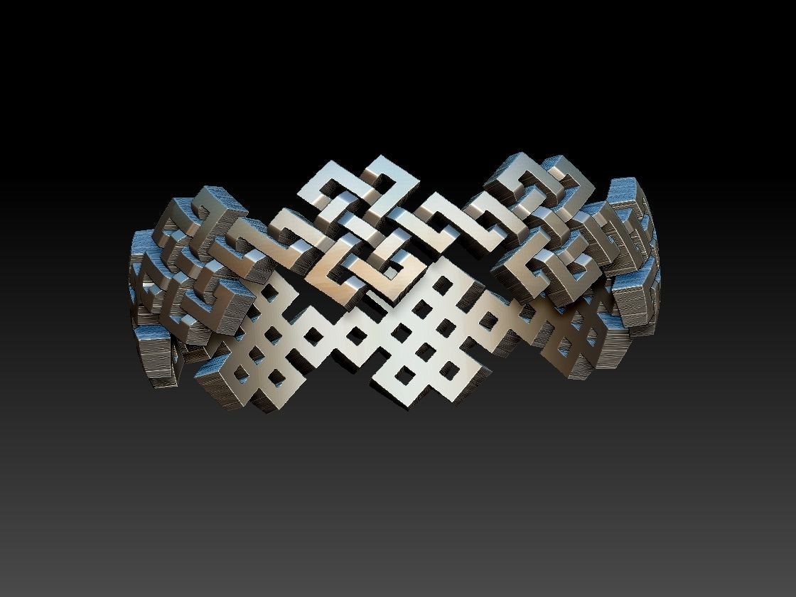 Endless Knot 02 3D print model_21