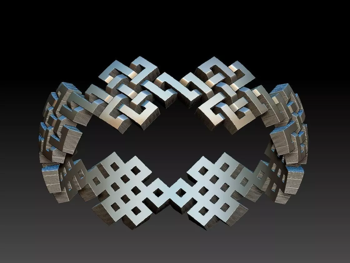 Endless Knot 02 3D print model_0